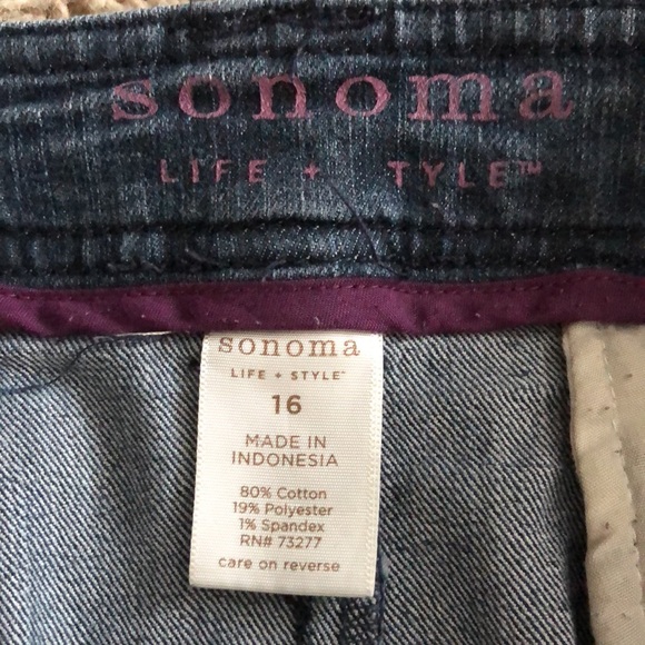 Sonoma denim skirt size 16. - Picture 5 of 6